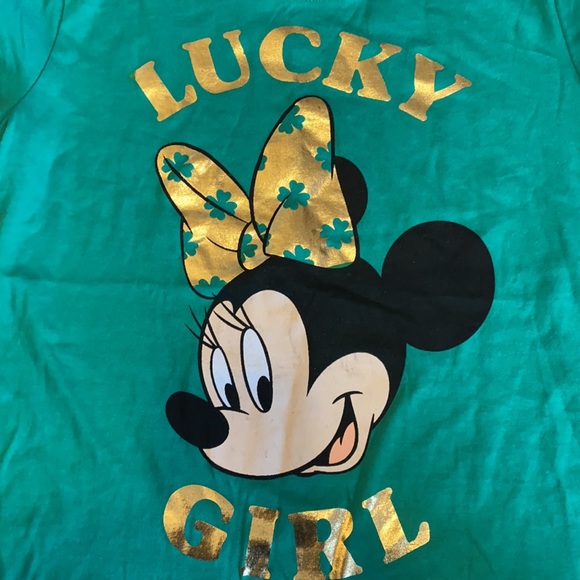 $3 for $12 or $5 each! St Patty’s Day! NWT! Disney  St Patty Day Tee! Sz L 10-12 - Picture 2 of 4